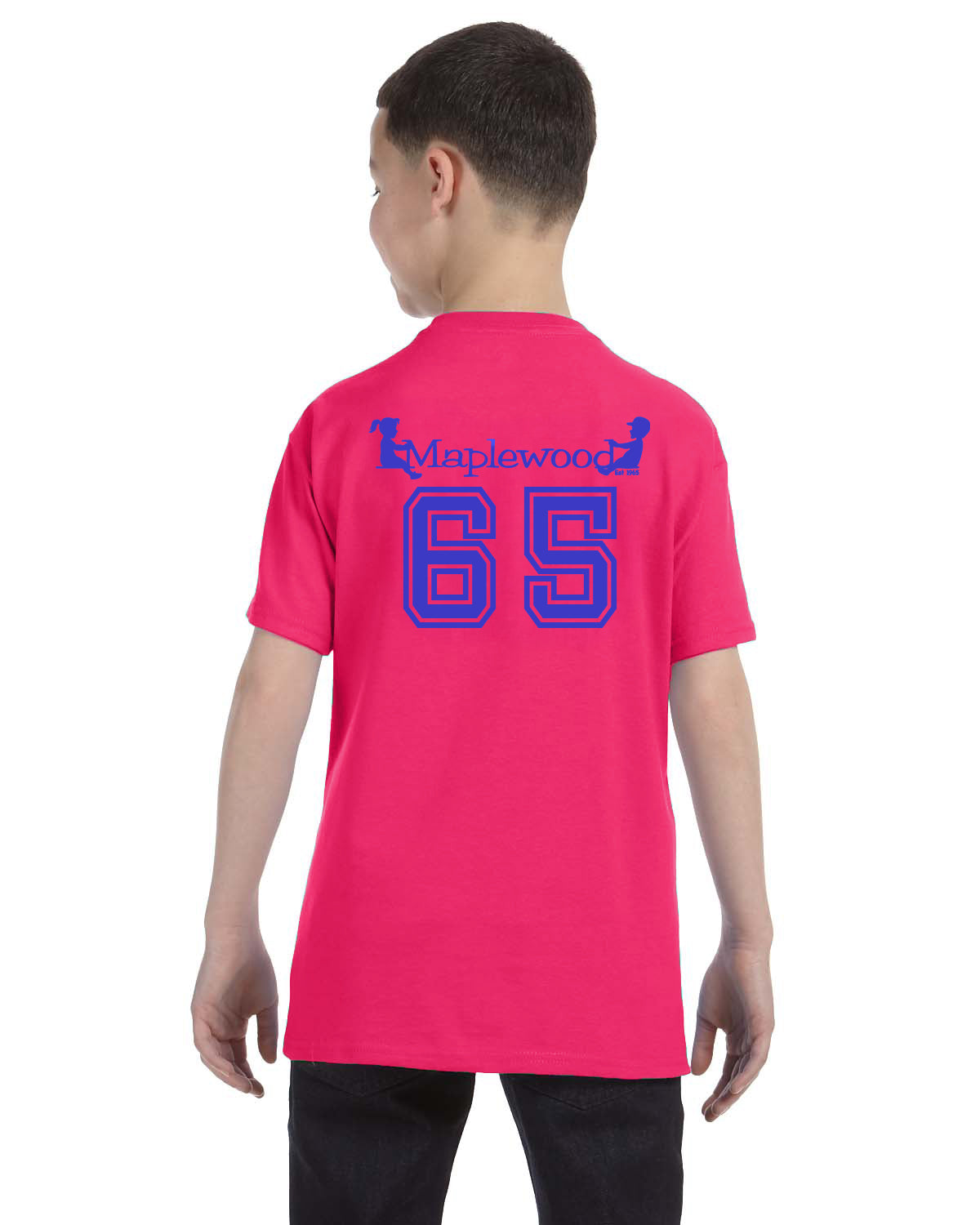Maplewood 65- Fushia W/Aqua Logo *Last Chance*