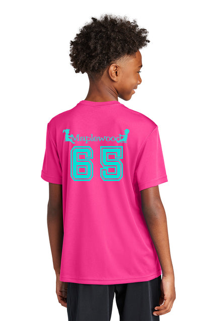 Maplewood 65- Neon Pink w/ Mint Logo