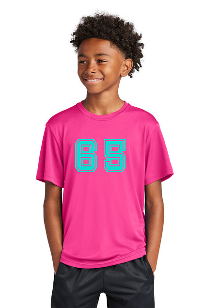 Maplewood 65- Neon Pink w/ Mint Logo