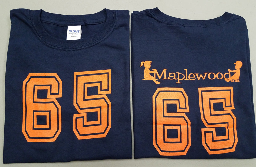 Maplewood 65 - Navy w/ Orange Logo