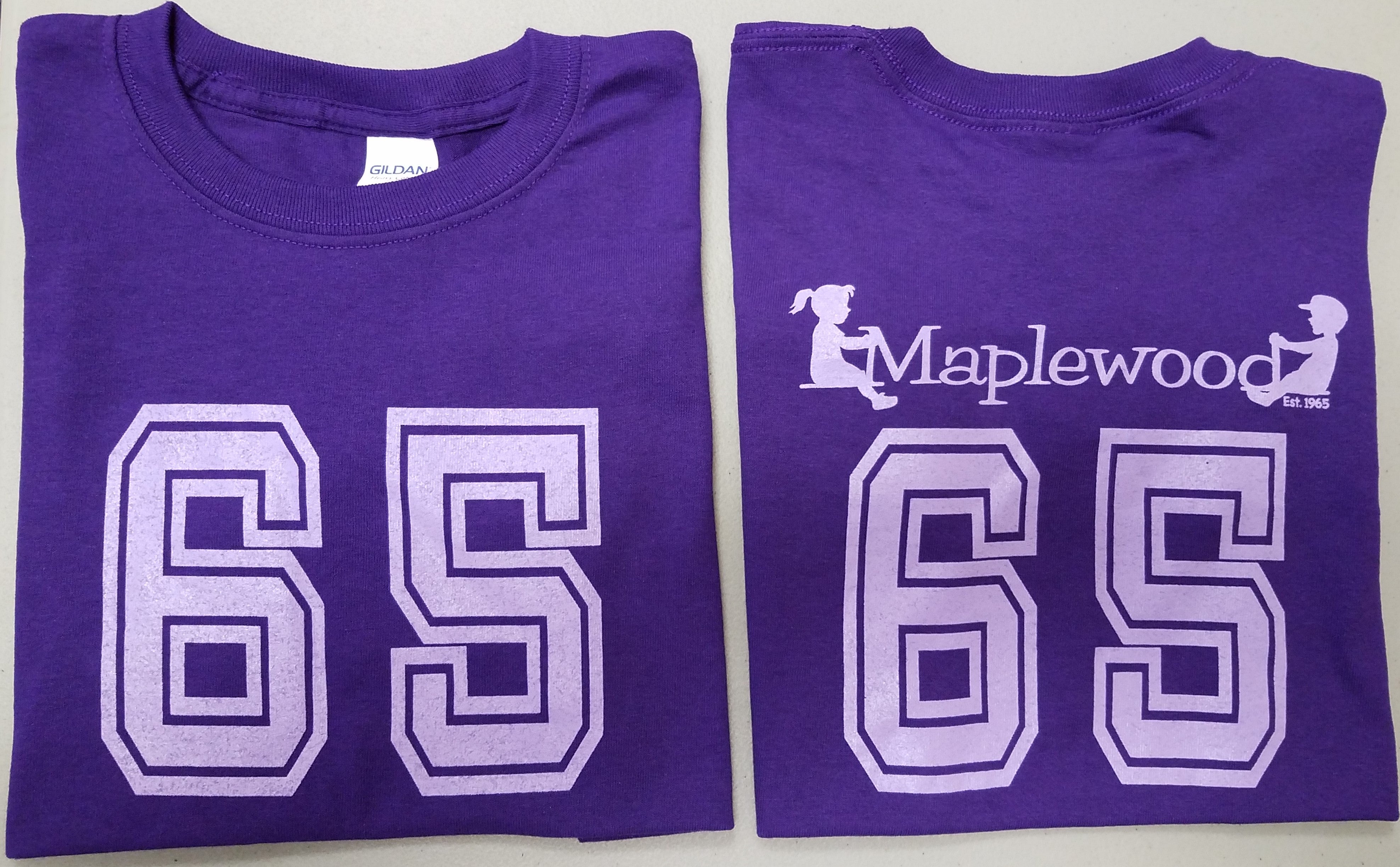 Maplewood 65 - Purple w/ Lavender logo