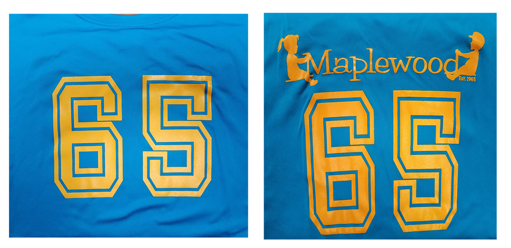 Maplewood 65 -Atomic Blue w/ Gold Logo *Last Chance*