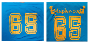 Maplewood 65 -Atomic Blue w/ Gold Logo *Last Chance*